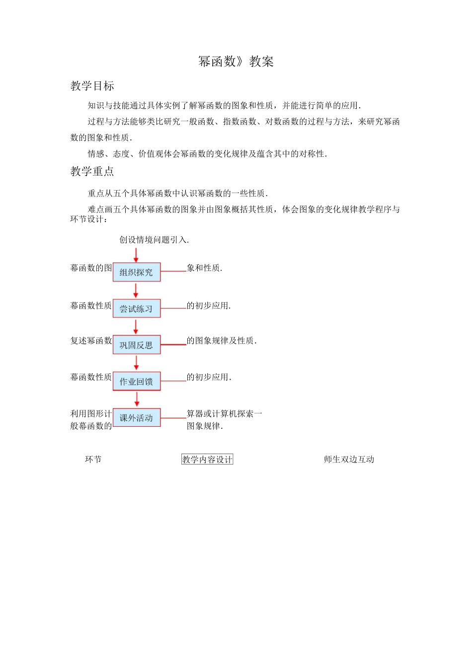 《幂函数》教案_第1页
