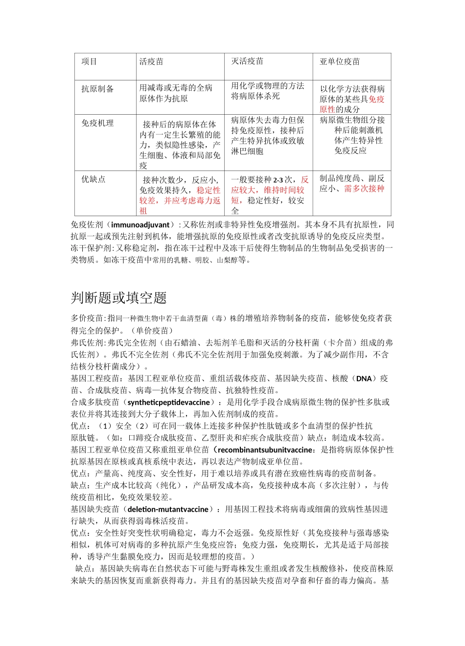 (完整版)疫苗学期末复习知识点_第2页