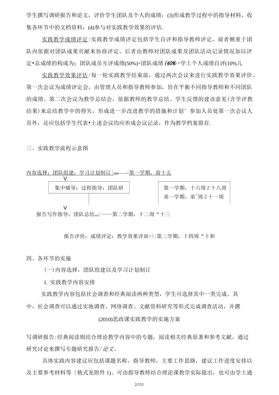 ()思政课实践教学的实施方案_第2页