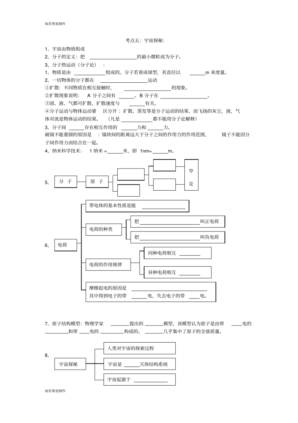 苏科版物理八年级下册期中考试考点复习资料_第3页