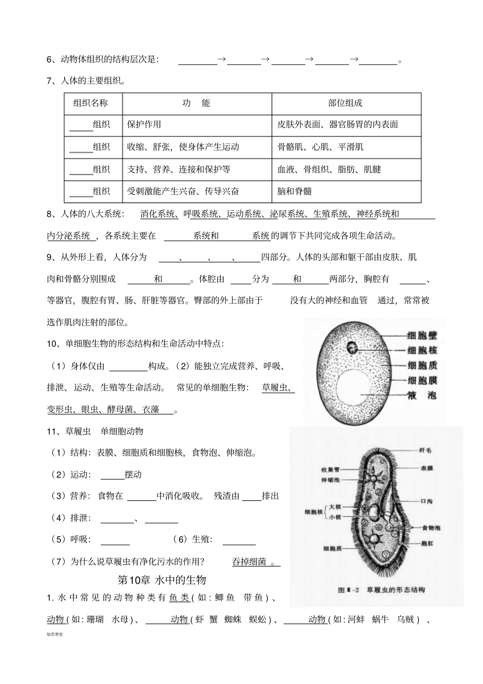 苏科版生物七下生物下期中复习提纲_第3页