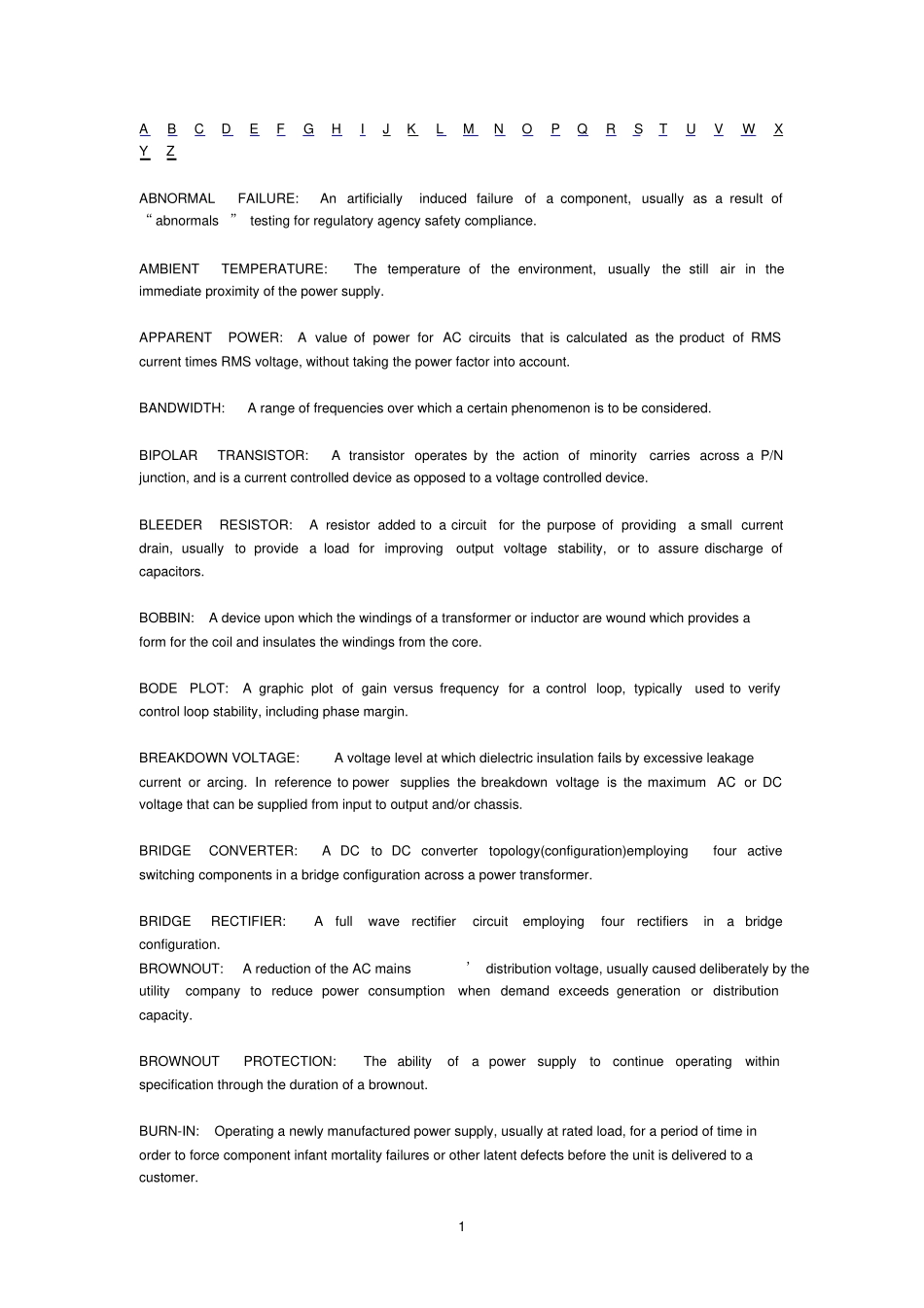 英文名词解释_第1页