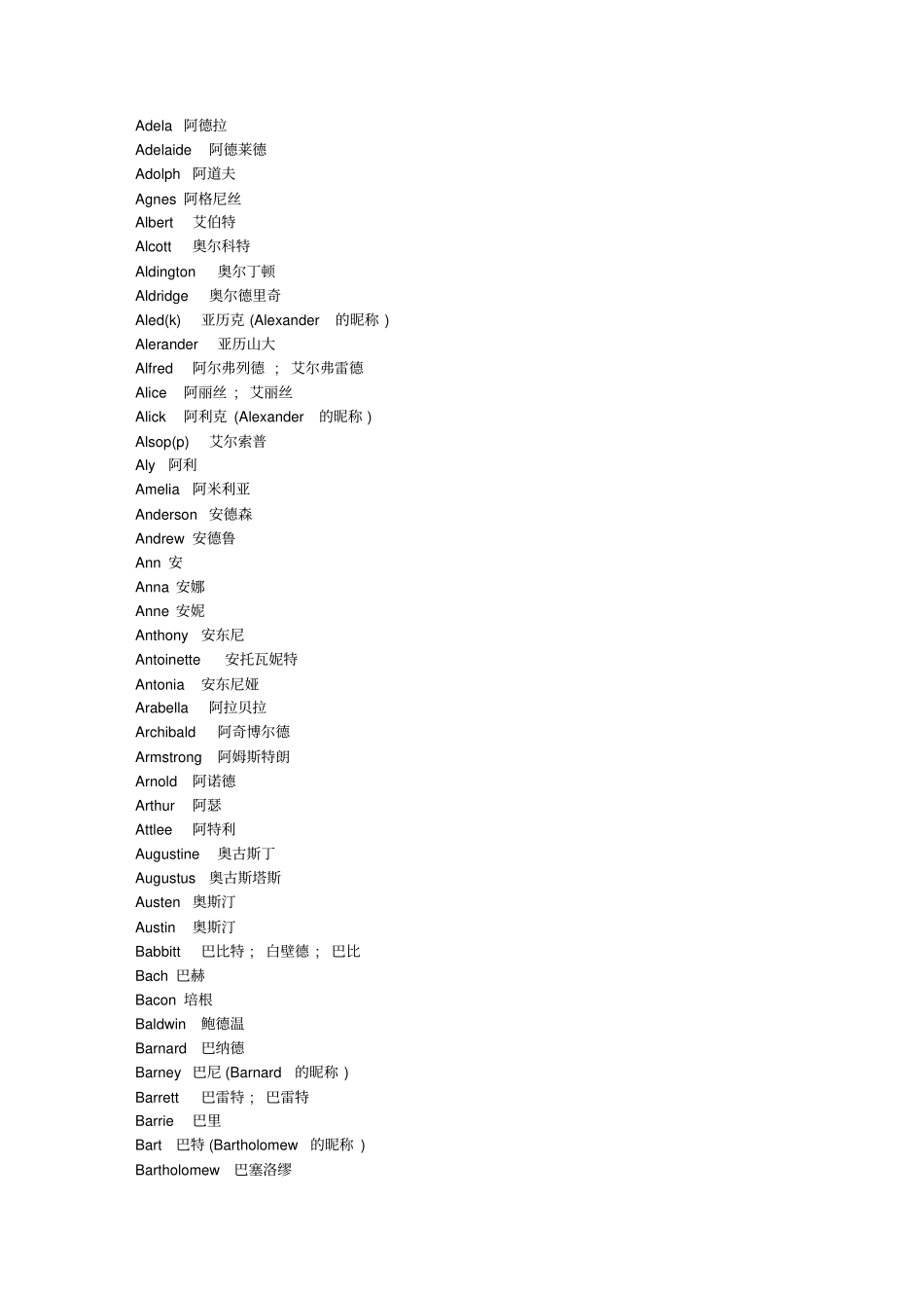 英文姓氏大全_第3页