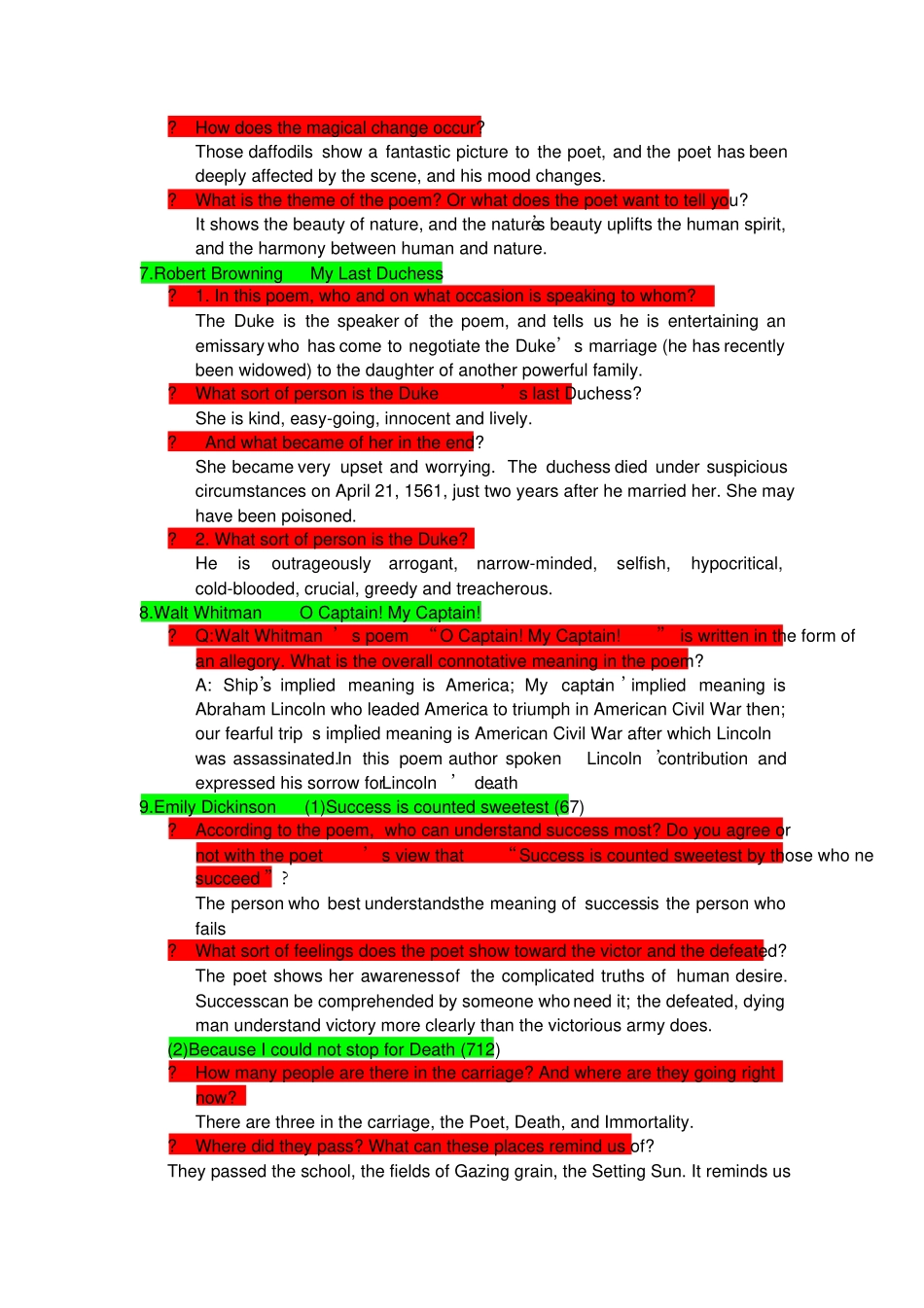 英美文学欣赏考题整理_第3页