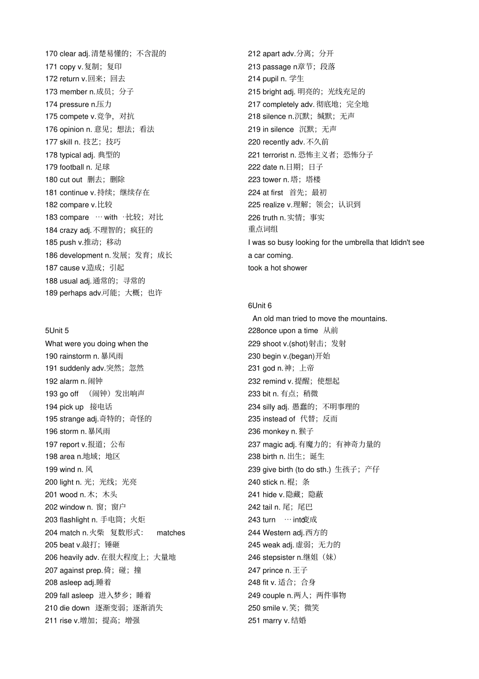 英语Goforit八年级下册单词表_第3页