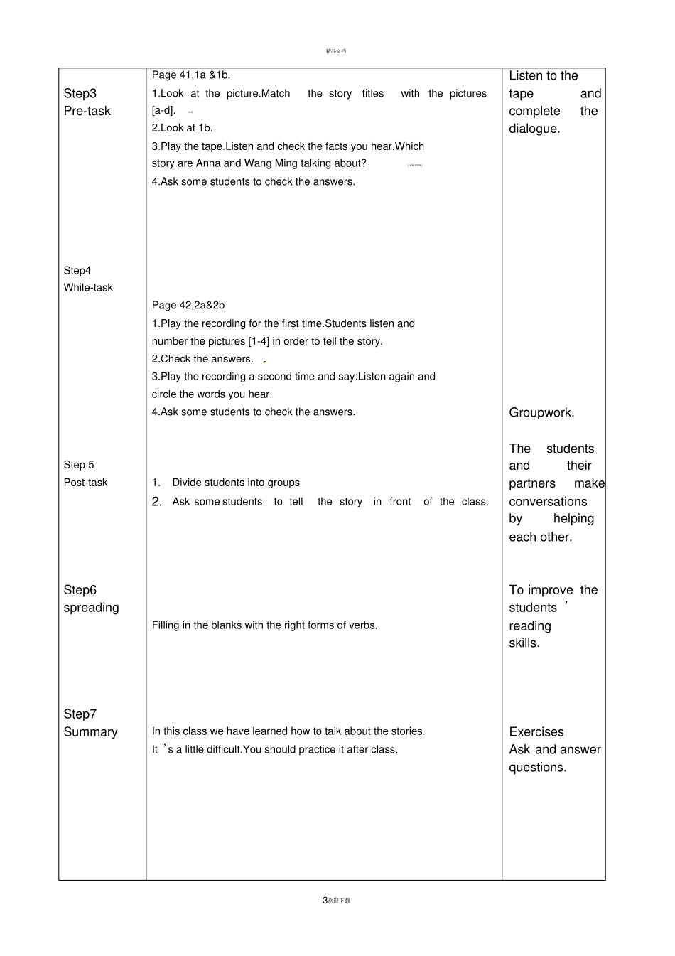 英语人教版八年级下册unit-教学设计_第3页