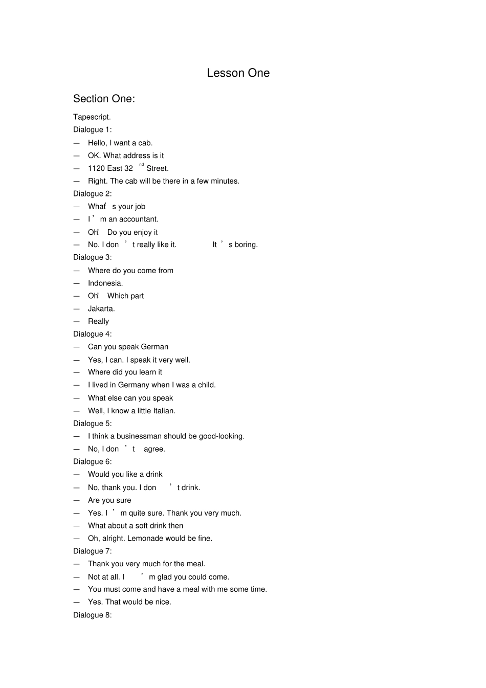 英语初级听力Listen_to_This_1教师用书1_第1页