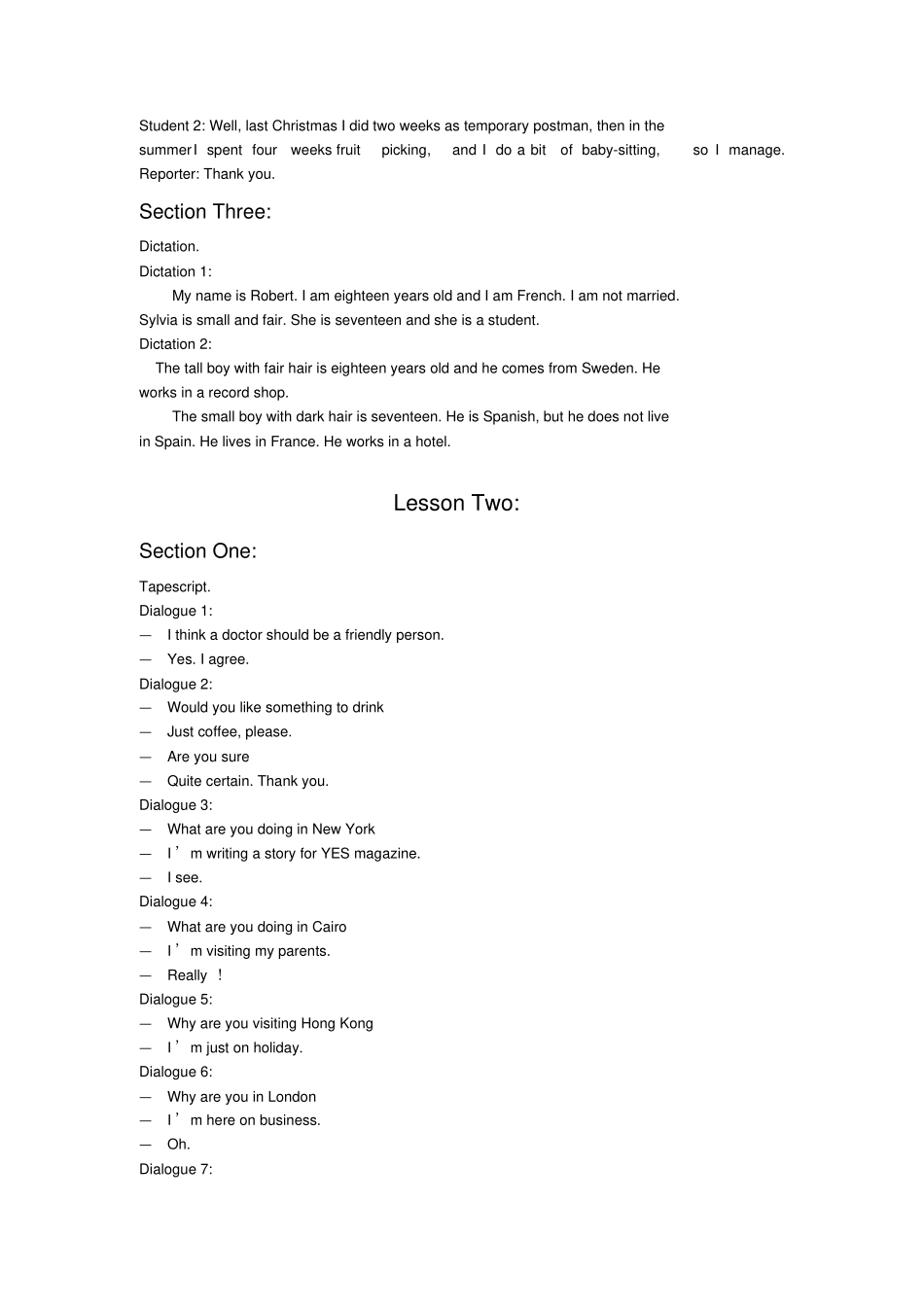 英语初级听力Listen_to_This_1教师用书1_第3页