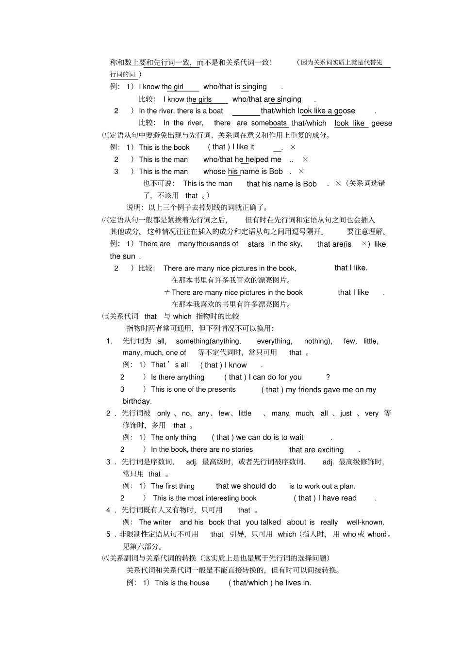 英语定语从句的结构和用法_第3页