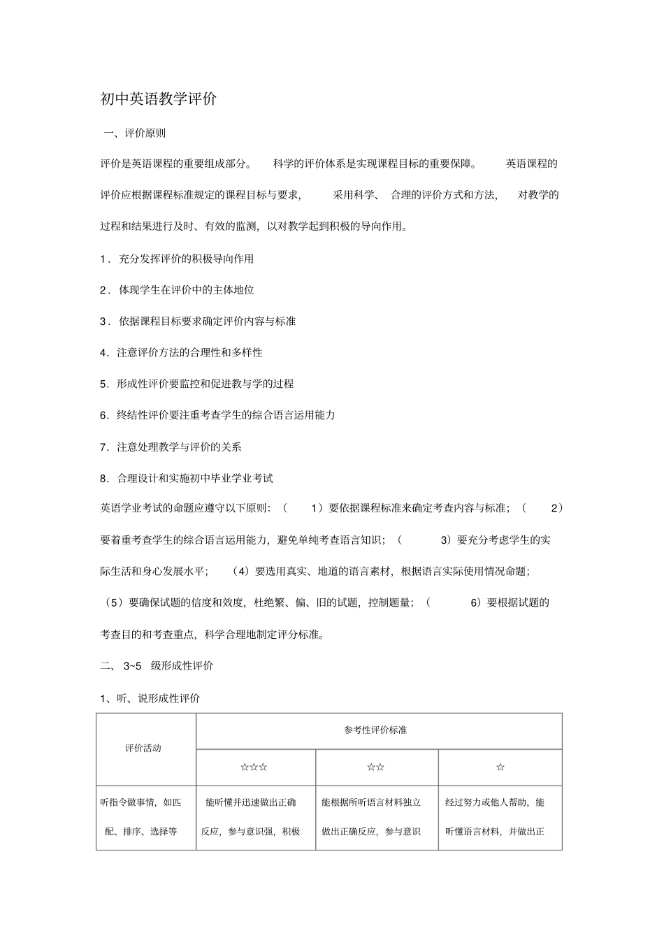 英语教学评价_第1页