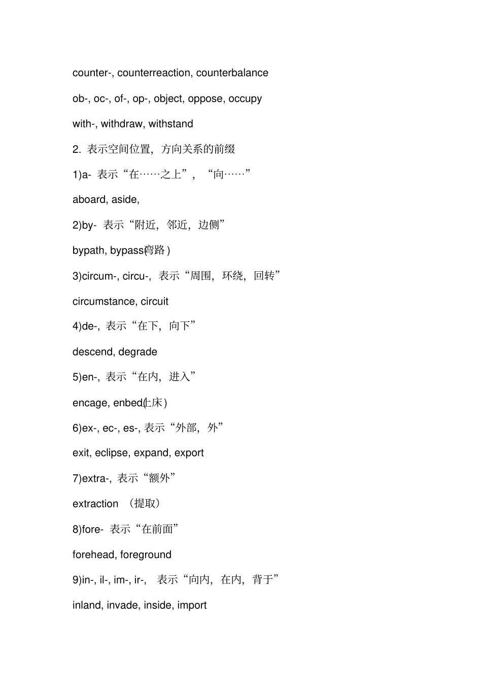 英语构词法讲解_第2页