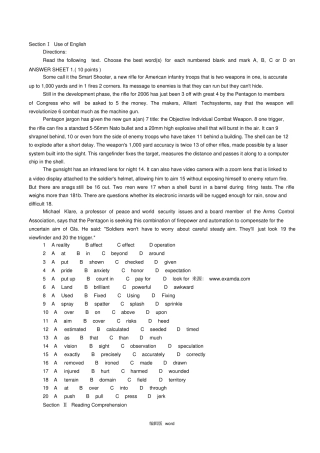 英语考研模拟题五与精析