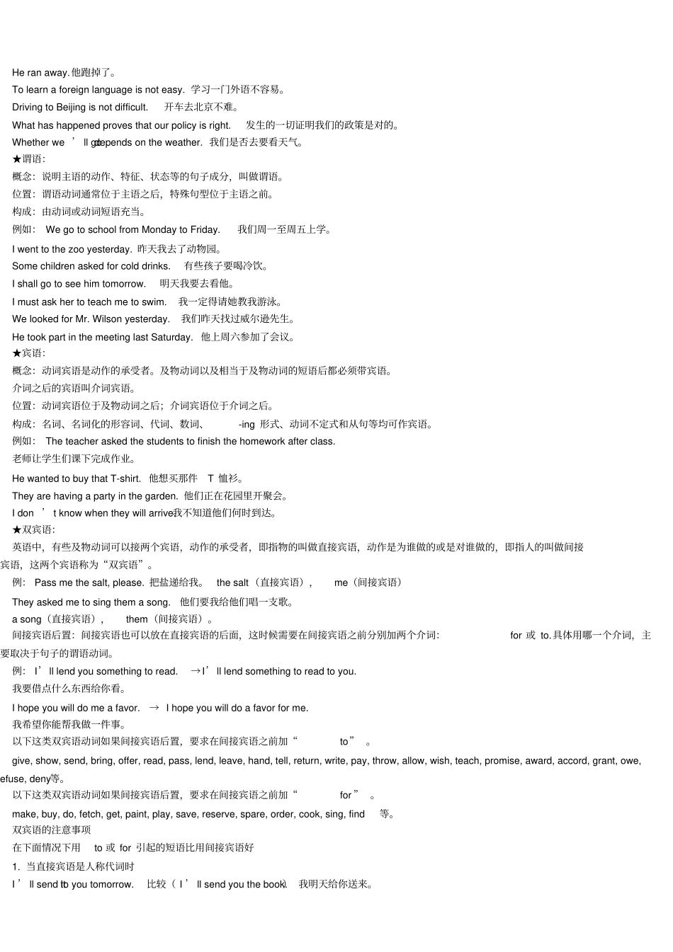 英语词性和句子成分_第2页