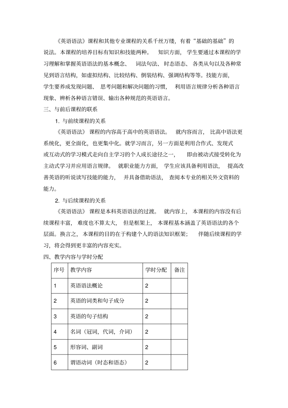 英语语法课程标准_第2页