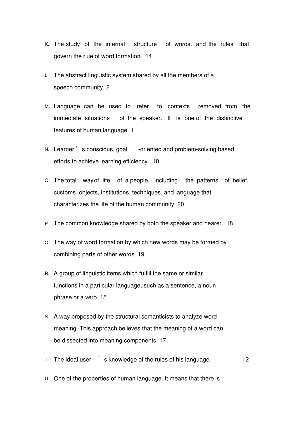 英语语言学期末试题练习答案_第3页