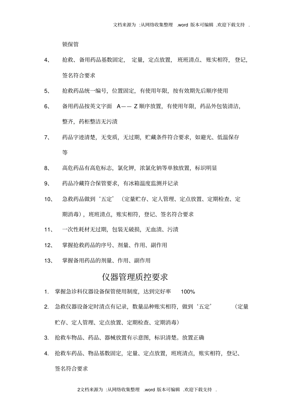 药品、物品管理质控小组职责_第2页