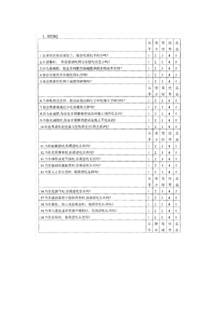 荷兰进食行为问卷