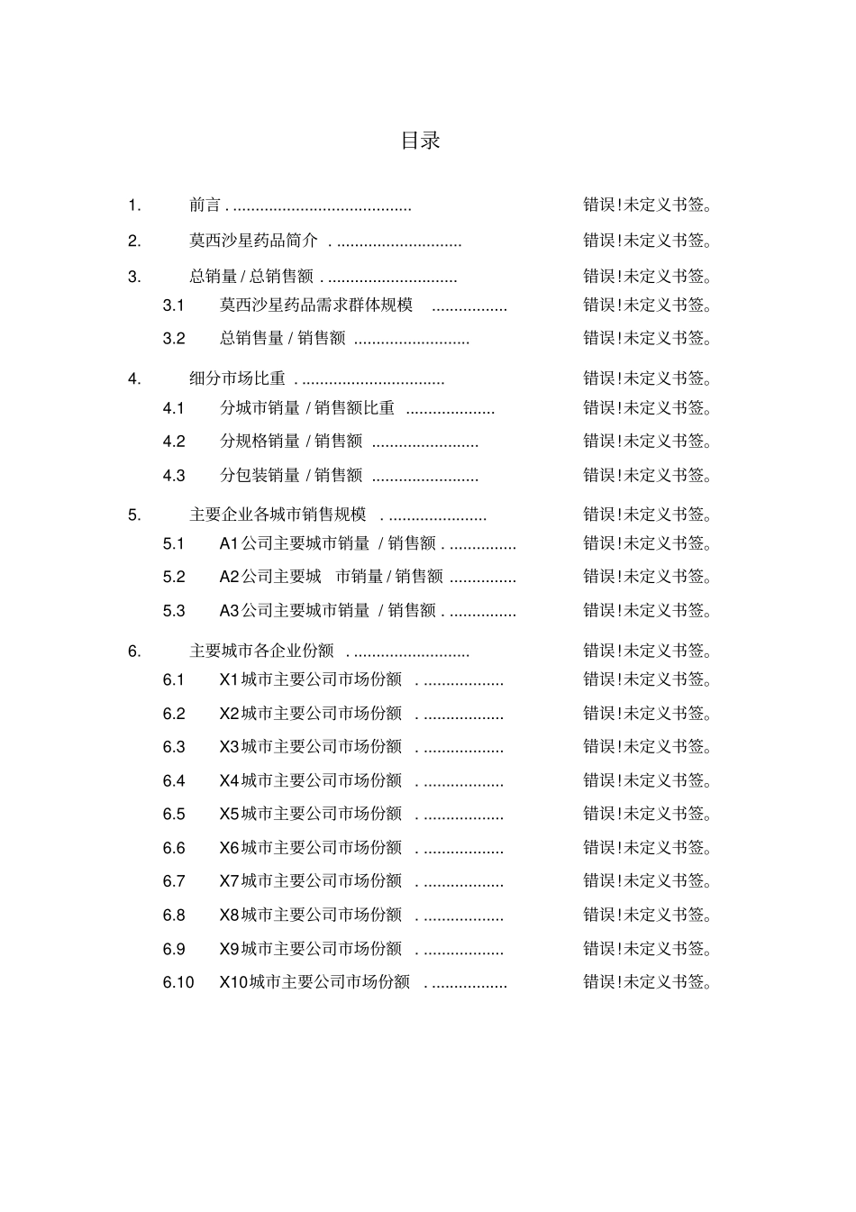 莫西沙星药品销售数据场调研报告_第2页