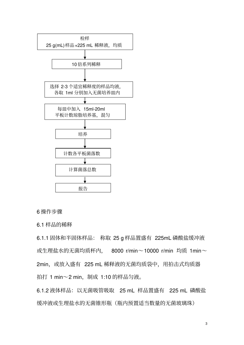 菌落总数检测操作规程国标版摘要_第3页
