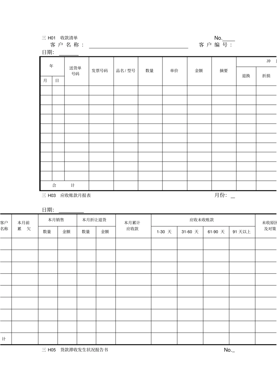 营销管理H横表格格式_第1页
