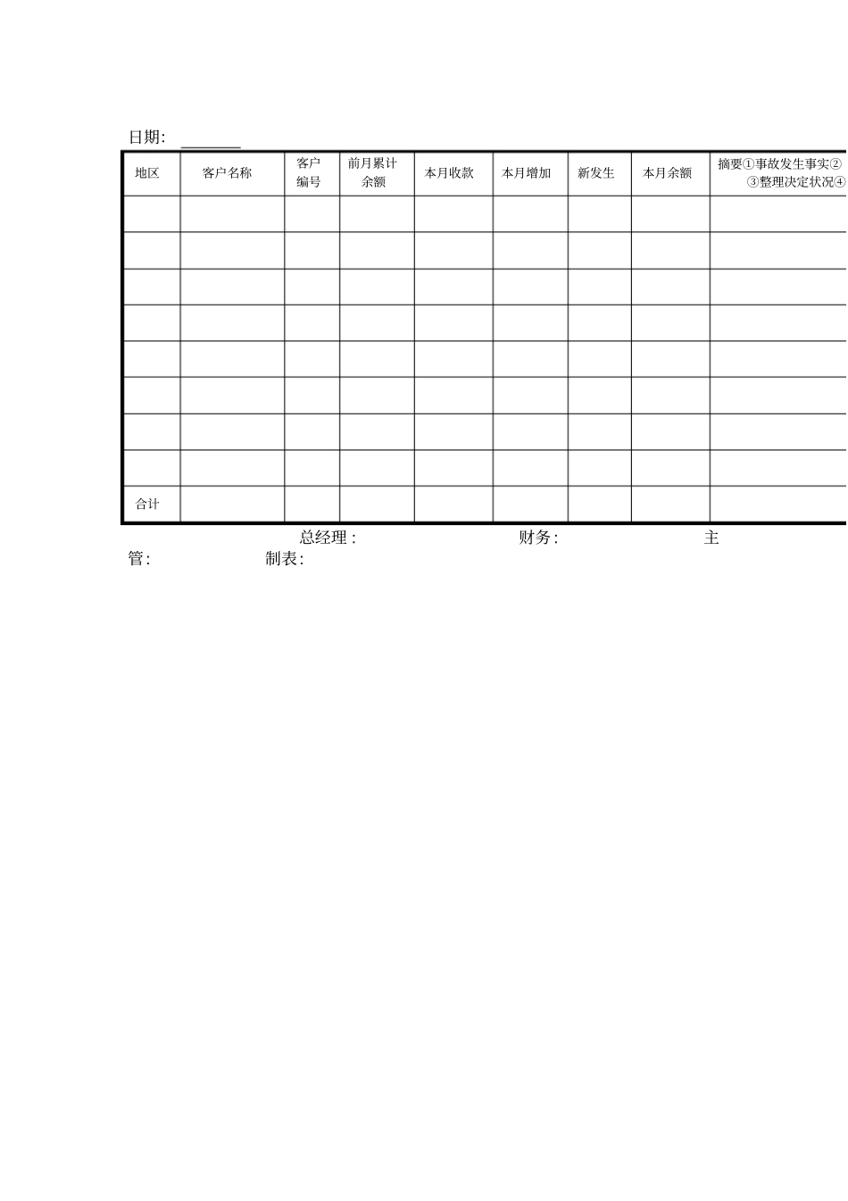 营销管理H横表格格式_第2页