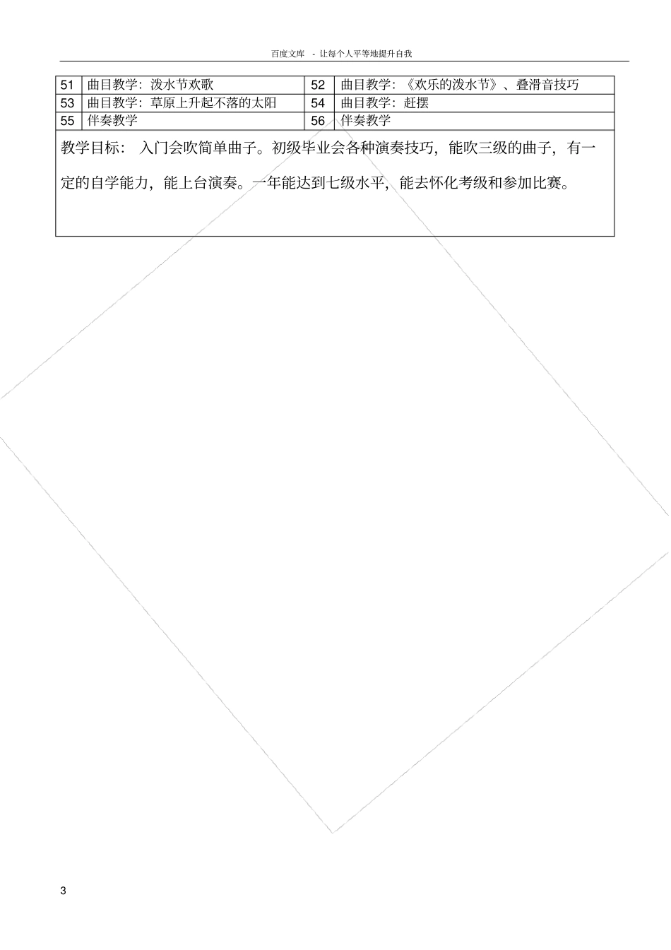 葫芦丝教学计划_第3页