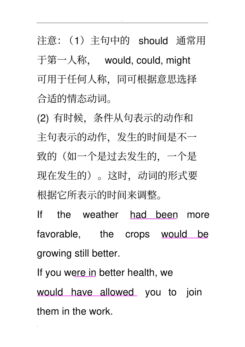 虚拟语气语法及试题_第3页