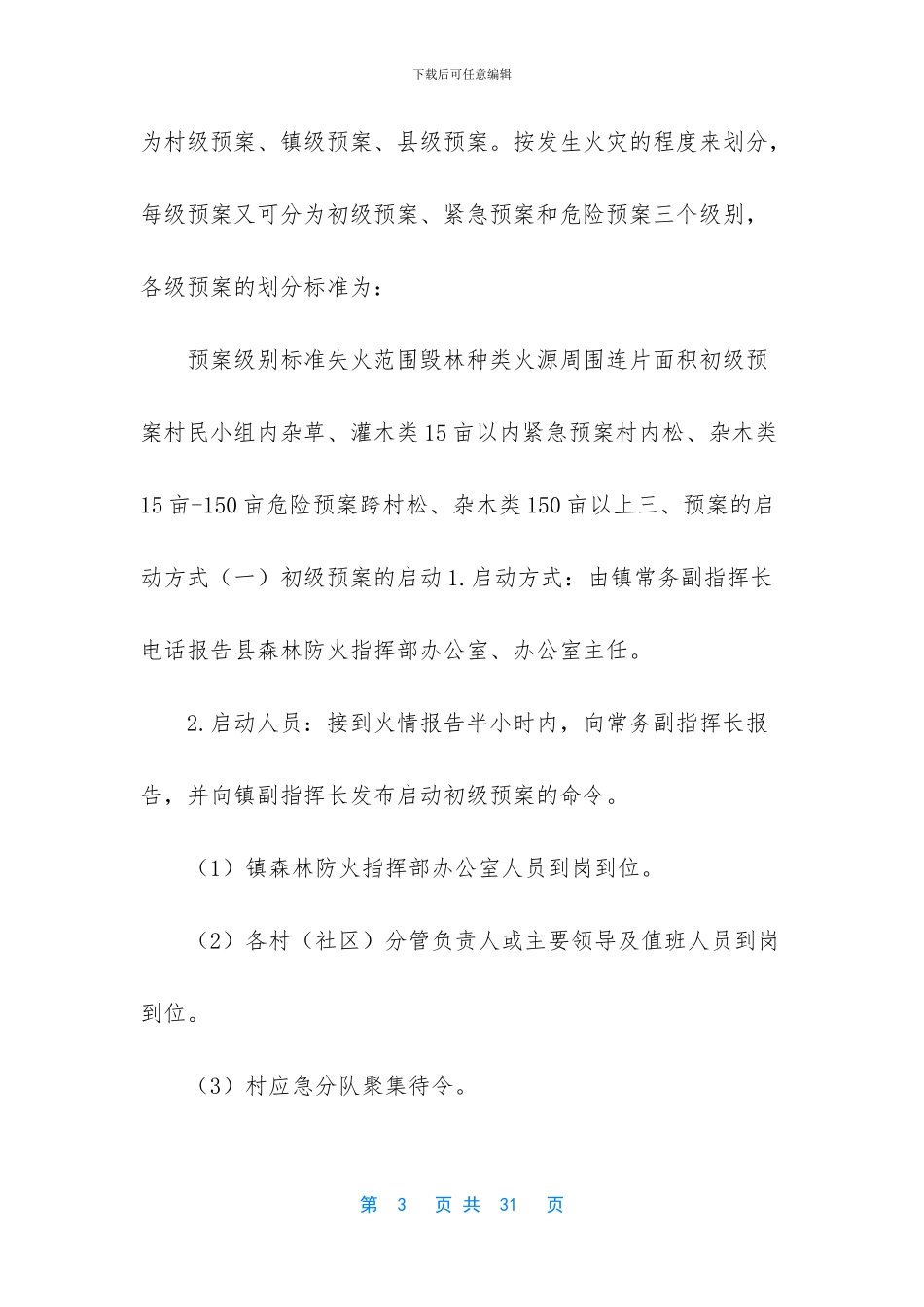 [森林防火应急预案合集5篇]_第3页