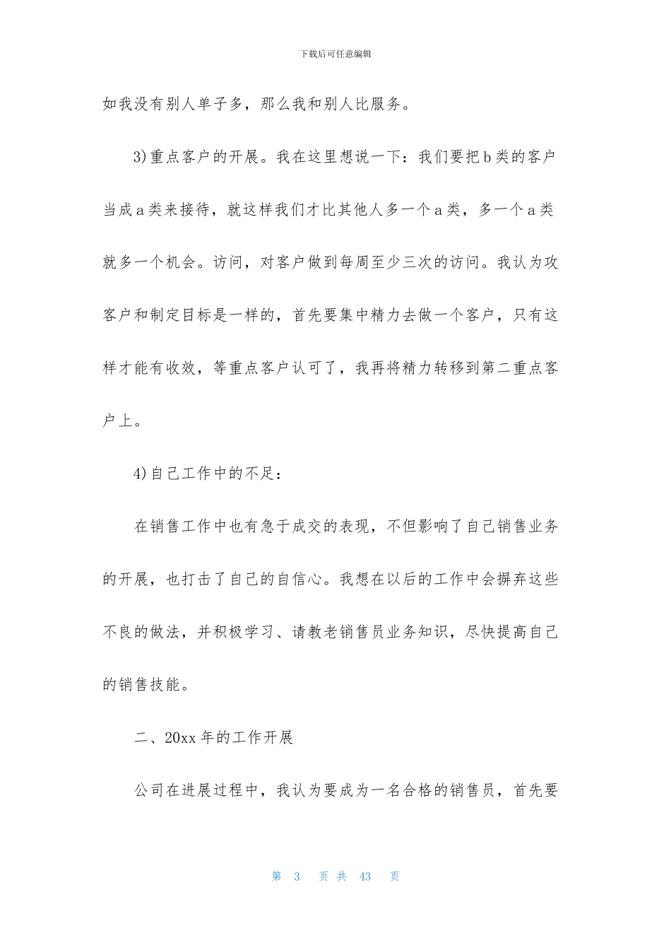 个人销售年终总结模板汇编十篇_第3页