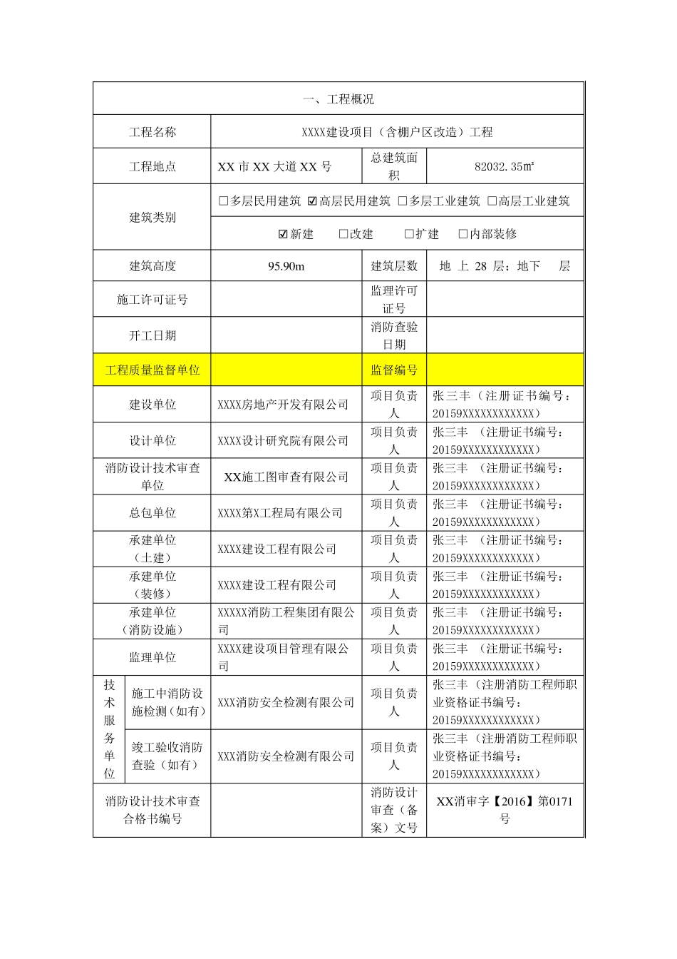 建设工程竣工验收消防查验报告_第3页