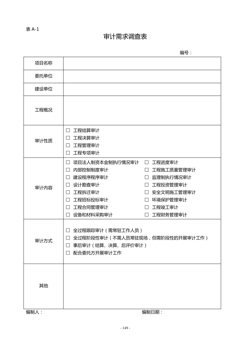 建设项目全过程跟踪审计表格综合类_第2页