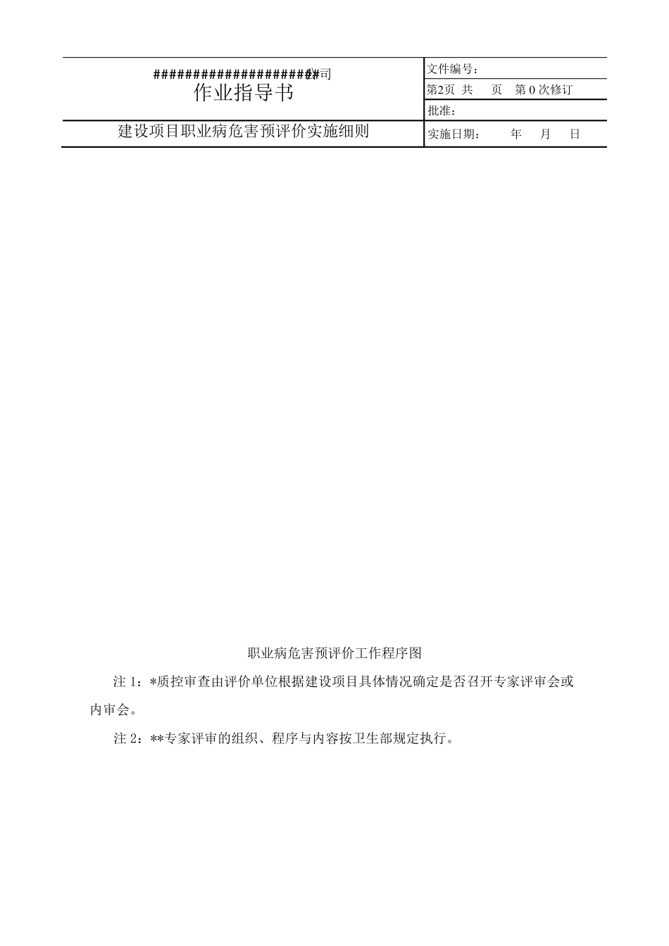 建设项目职业病危害预评价作业指导书(实施细则)_第2页