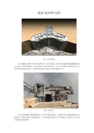 建造“迪拜塔”过程