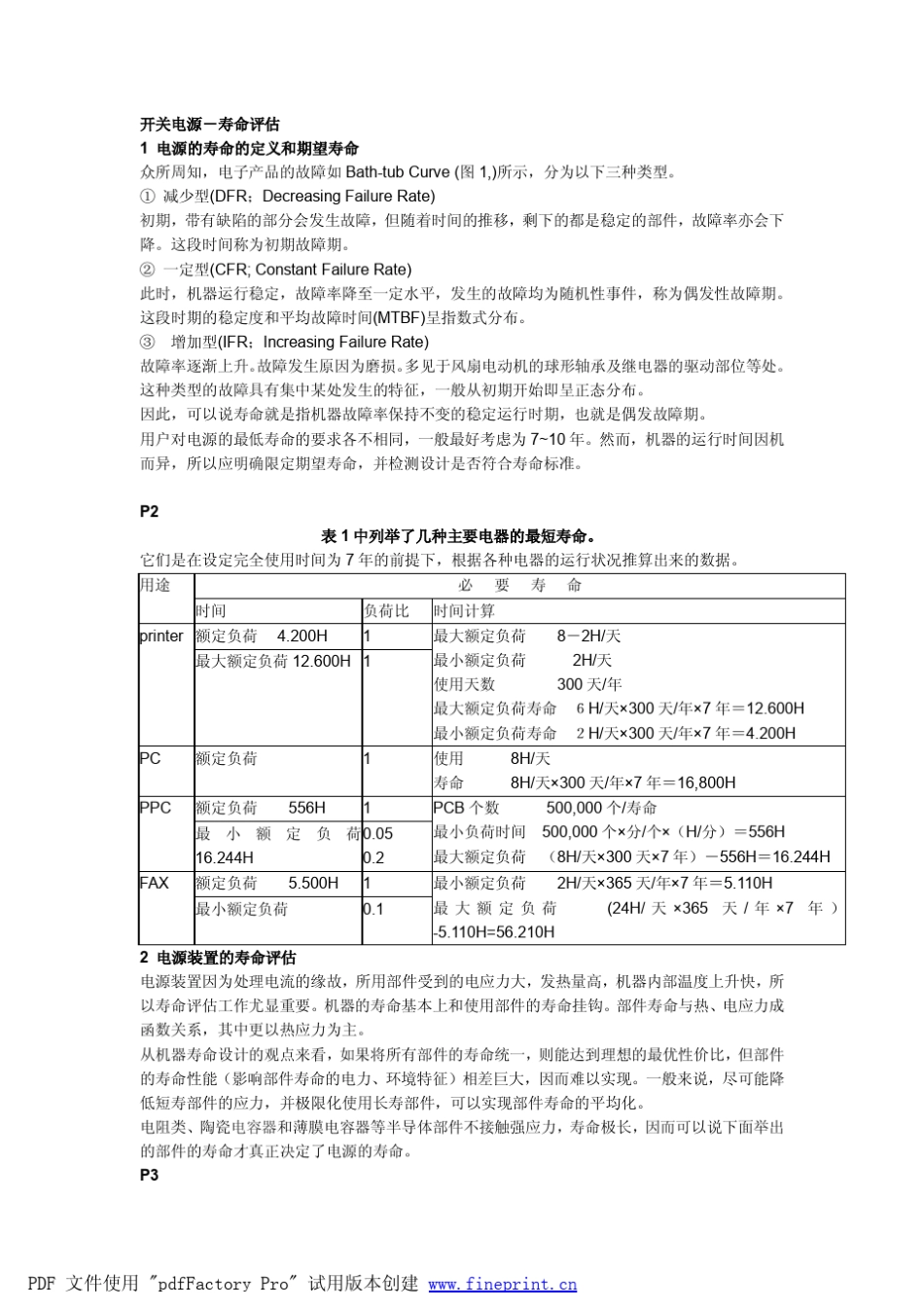 开关电源寿命试验_第1页