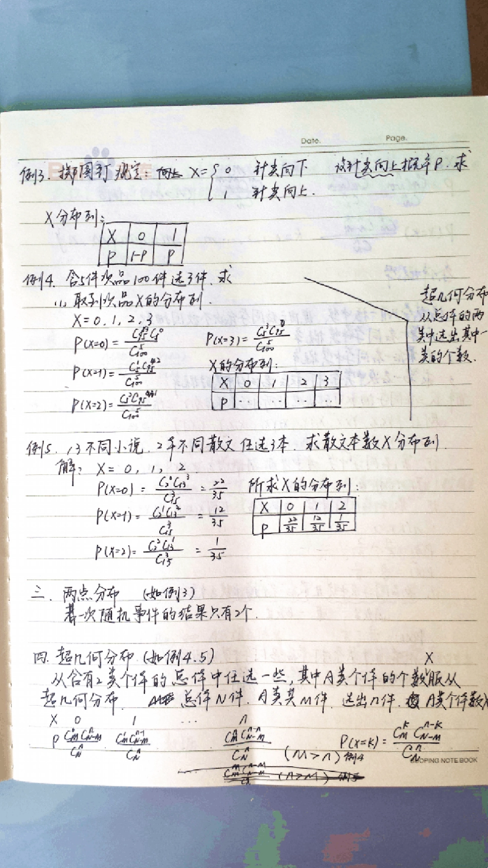 开封高中理科学霸数学笔记_2014高考状元笔记_第3页