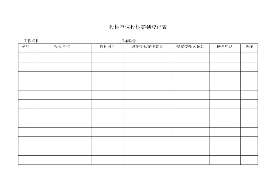 开标、评标相关表格_第1页