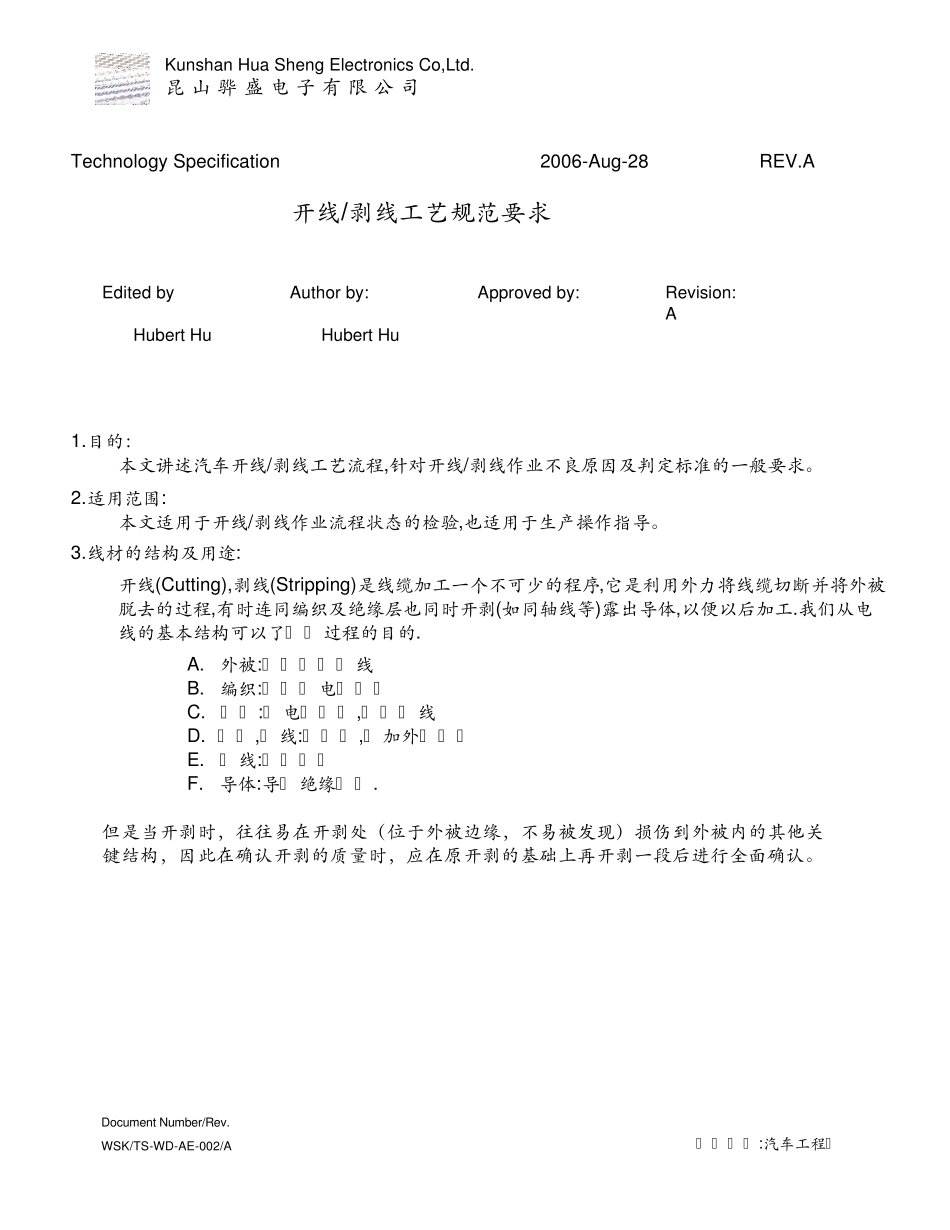 开线剥线工范要求_第1页