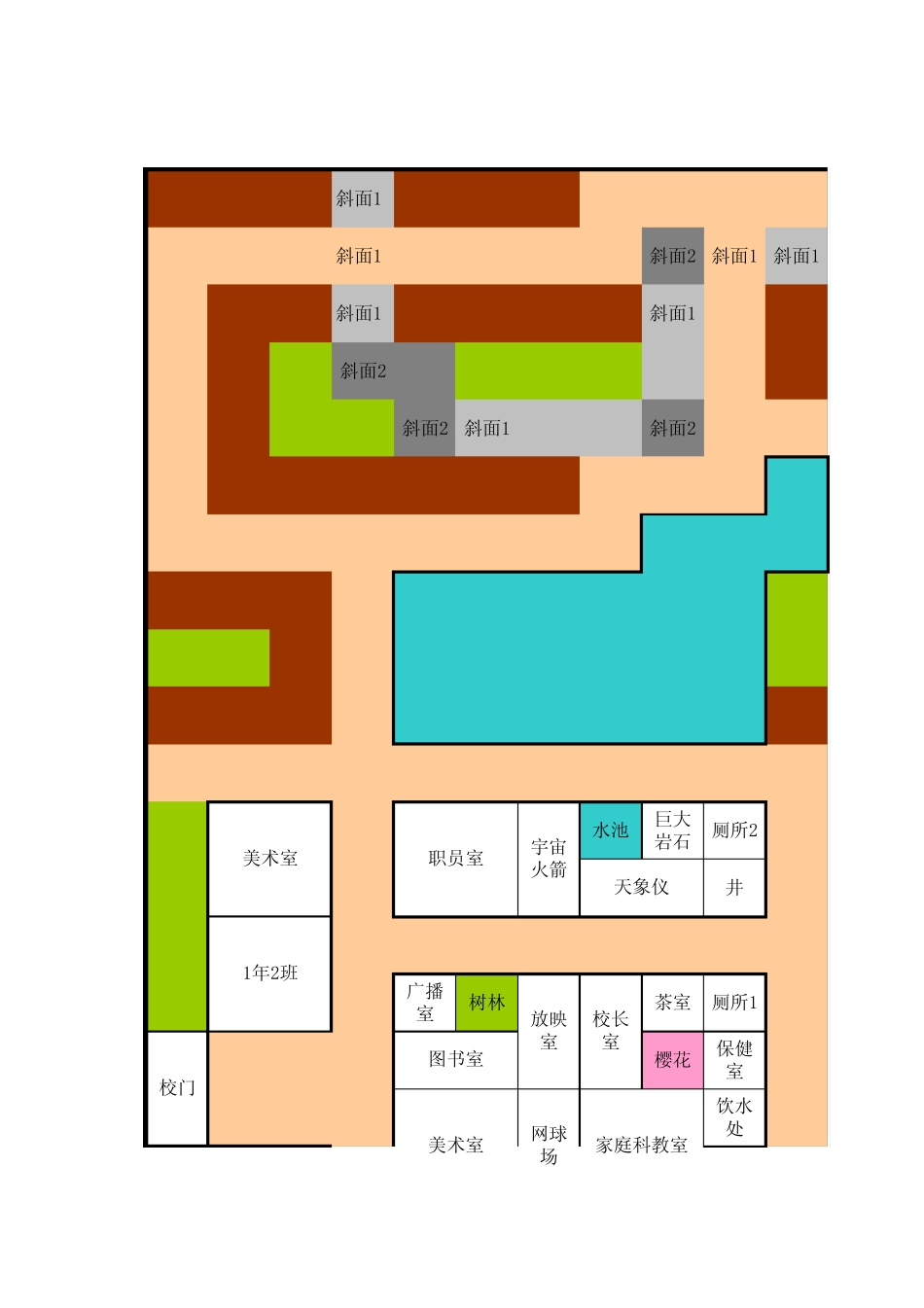 开罗游戏经典名门口袋学院2完美布局(攻略)_第1页