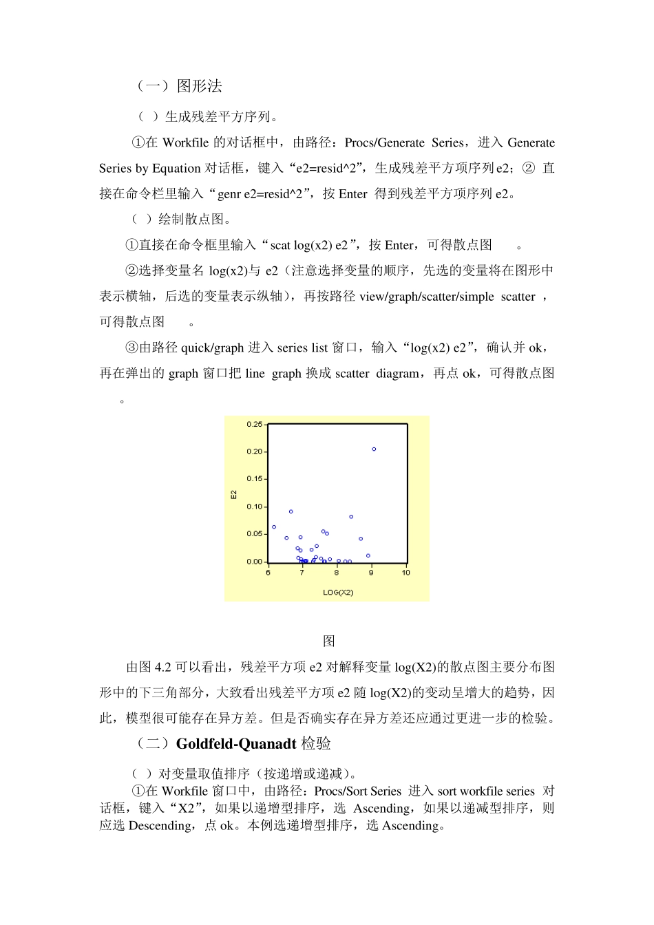 异方差检验的eviews操作_第2页