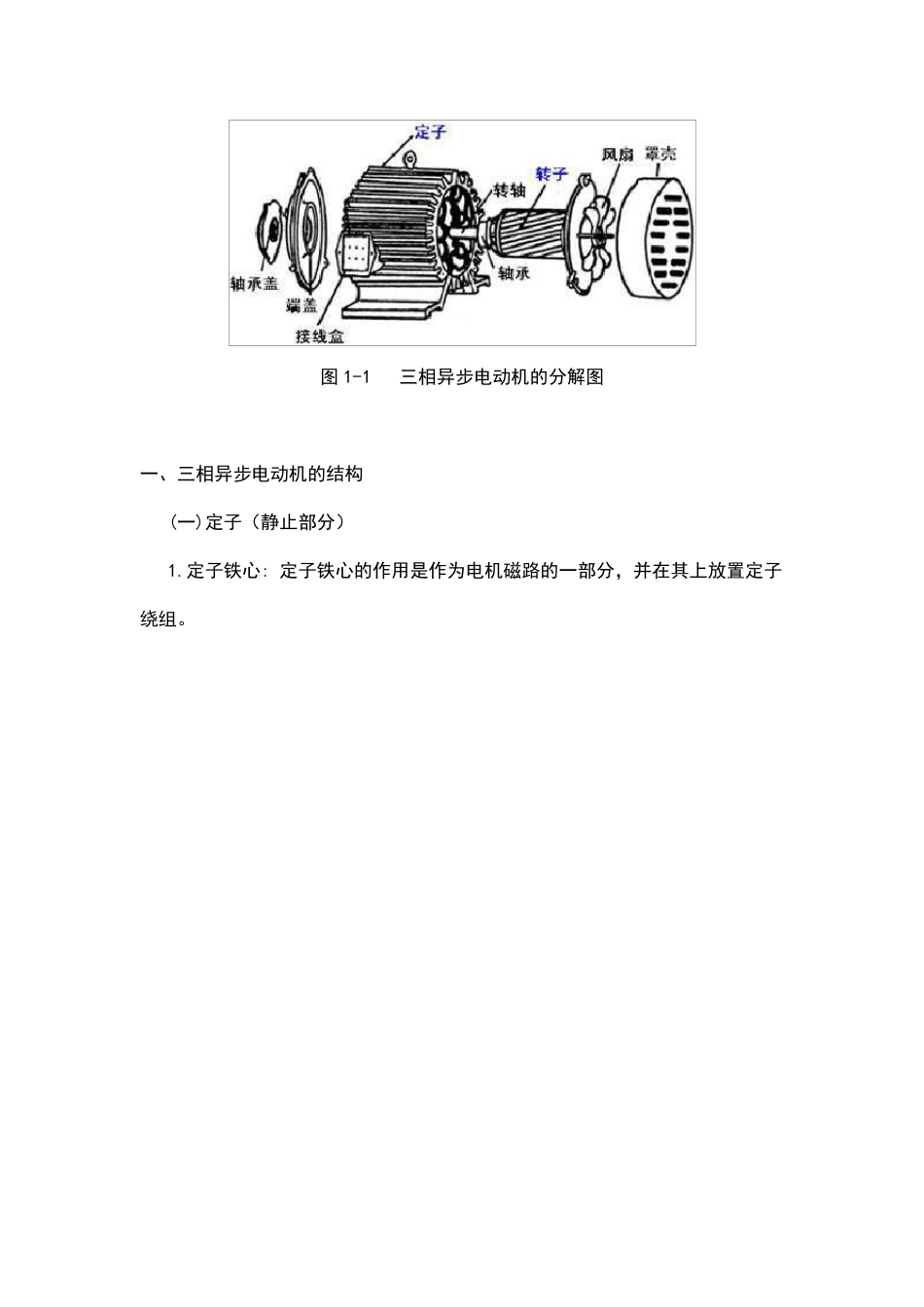 异步电动机分解图_第1页