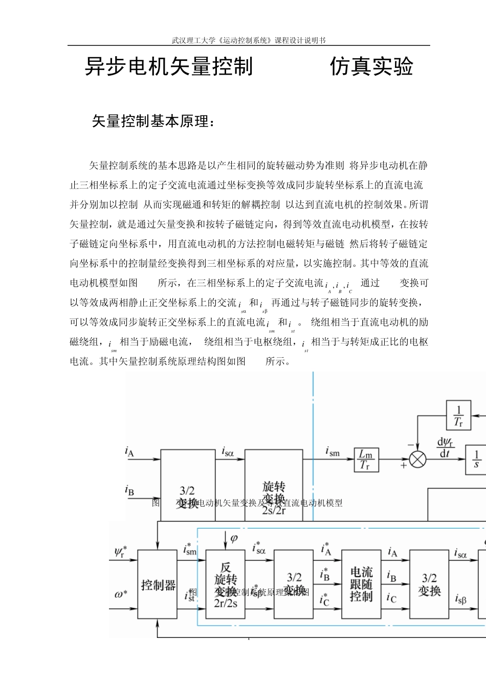 异步电机矢量控制Matlab仿真实验_第2页