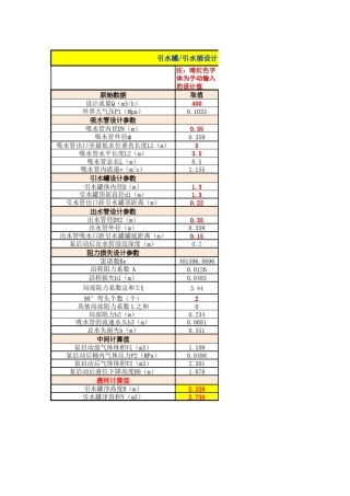引水罐计算式