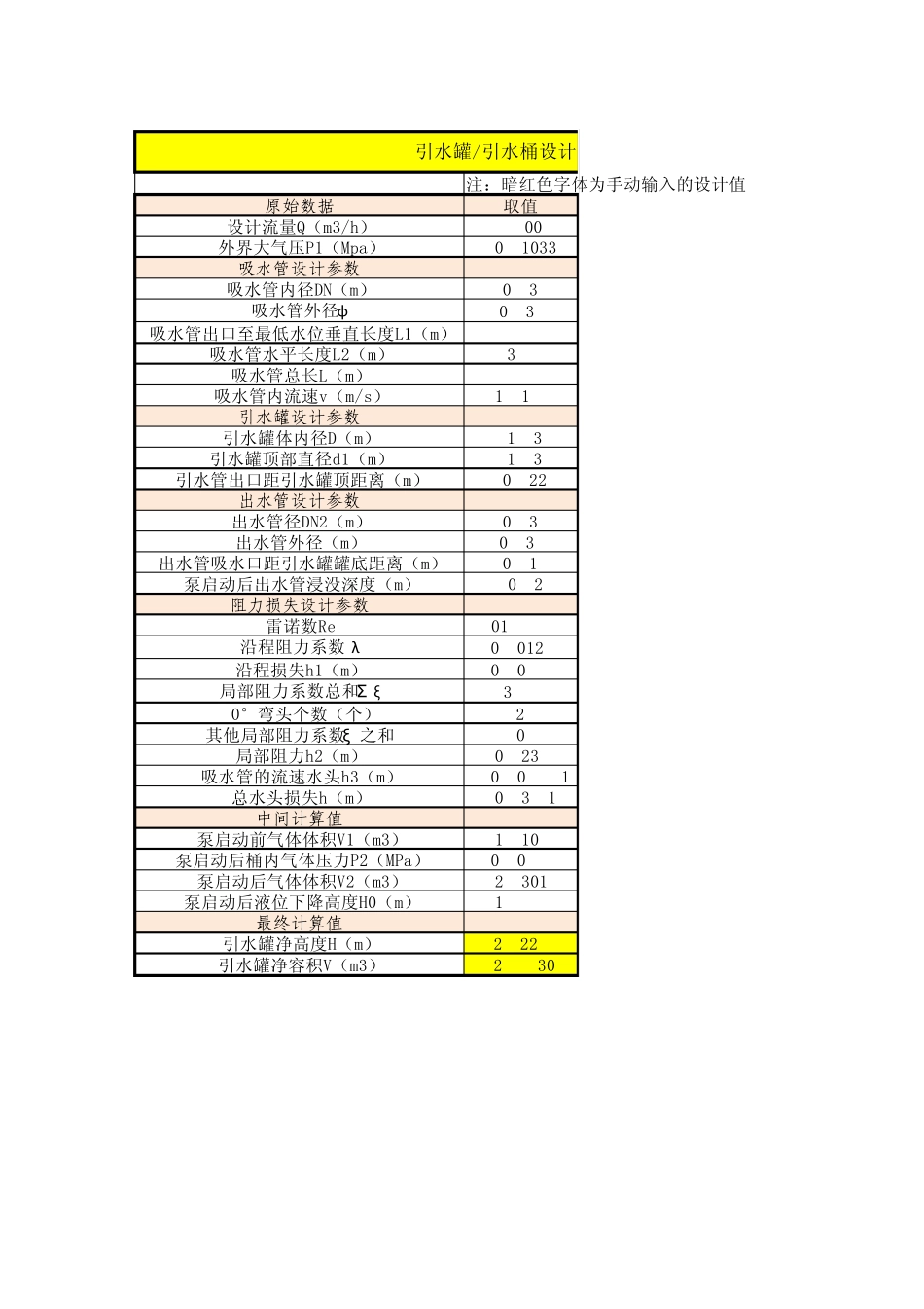 引水罐设计计算_第1页