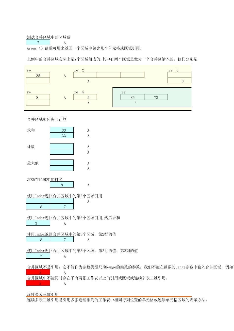 引用函数产生的多维引用及其应用_第2页