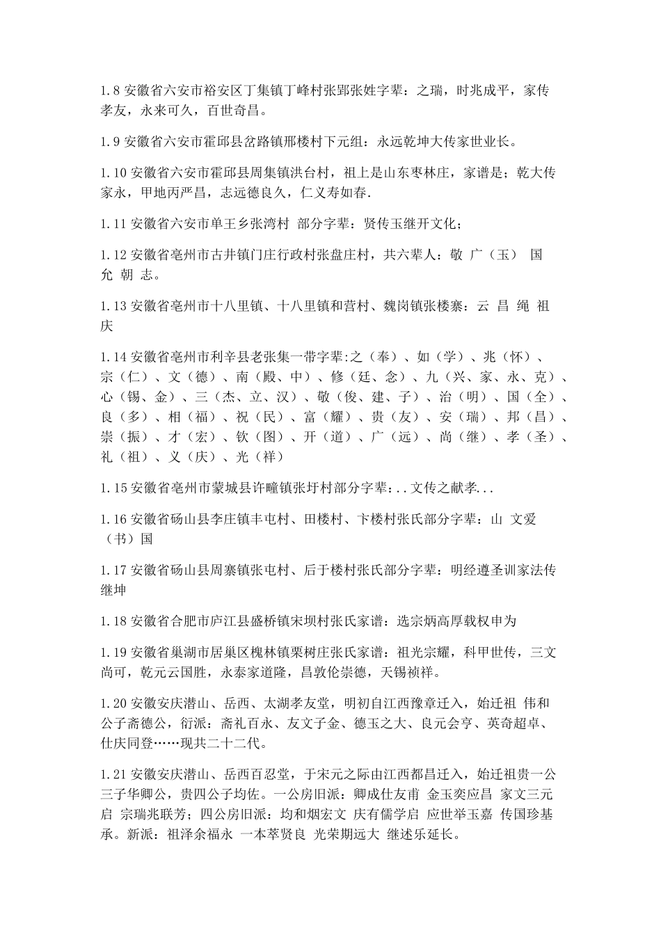 张氏家族的分布_第2页