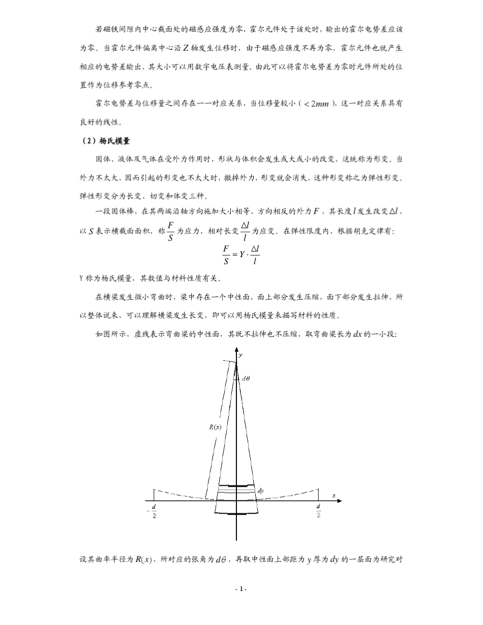 弯曲法测杨氏模量_第2页
