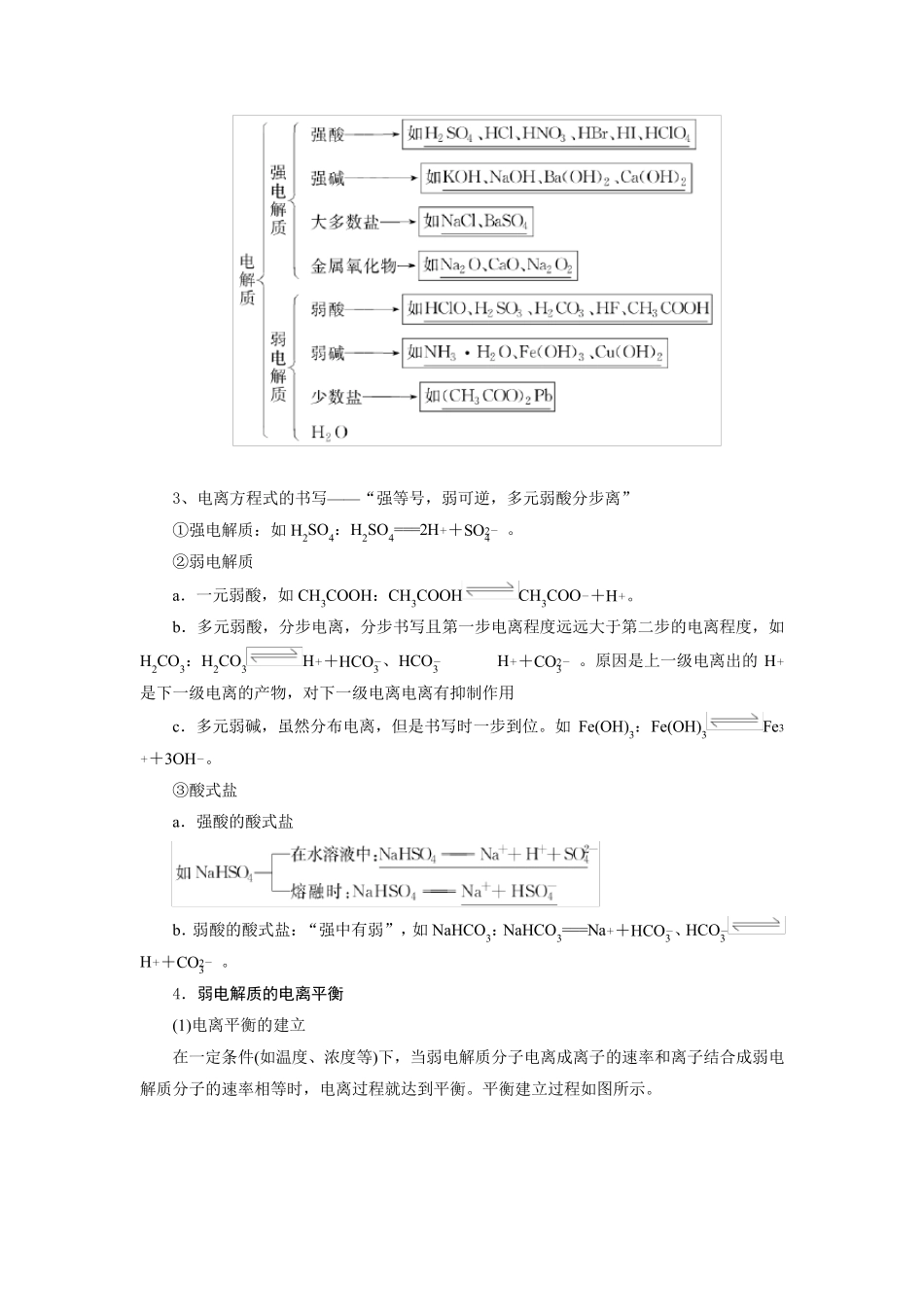 弱电解质的电离平衡知识点_第2页