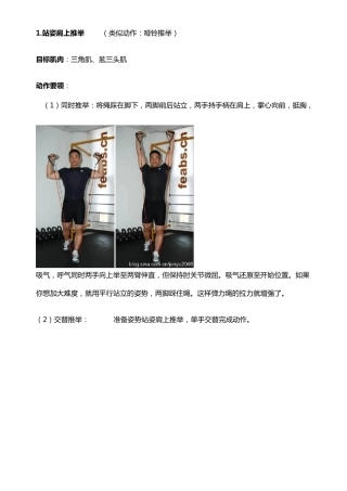 弹力绳训练方法