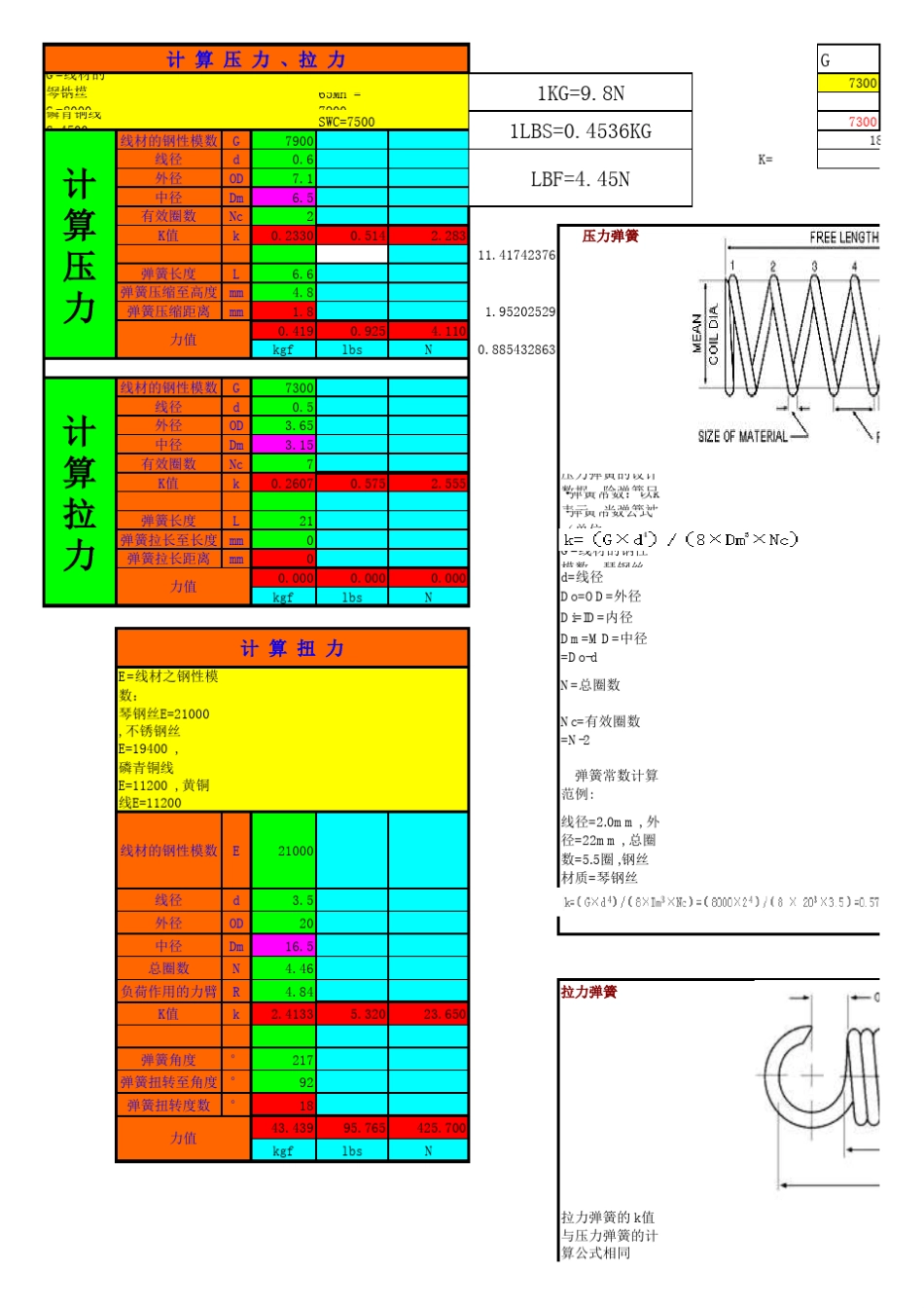 弹簧压力、拉力计算_第1页