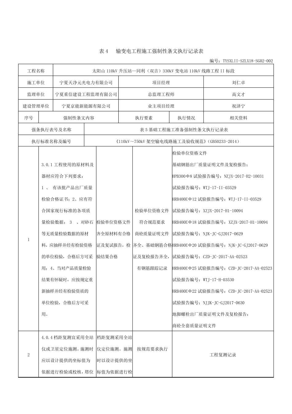 强制性条文执行记录表_第2页